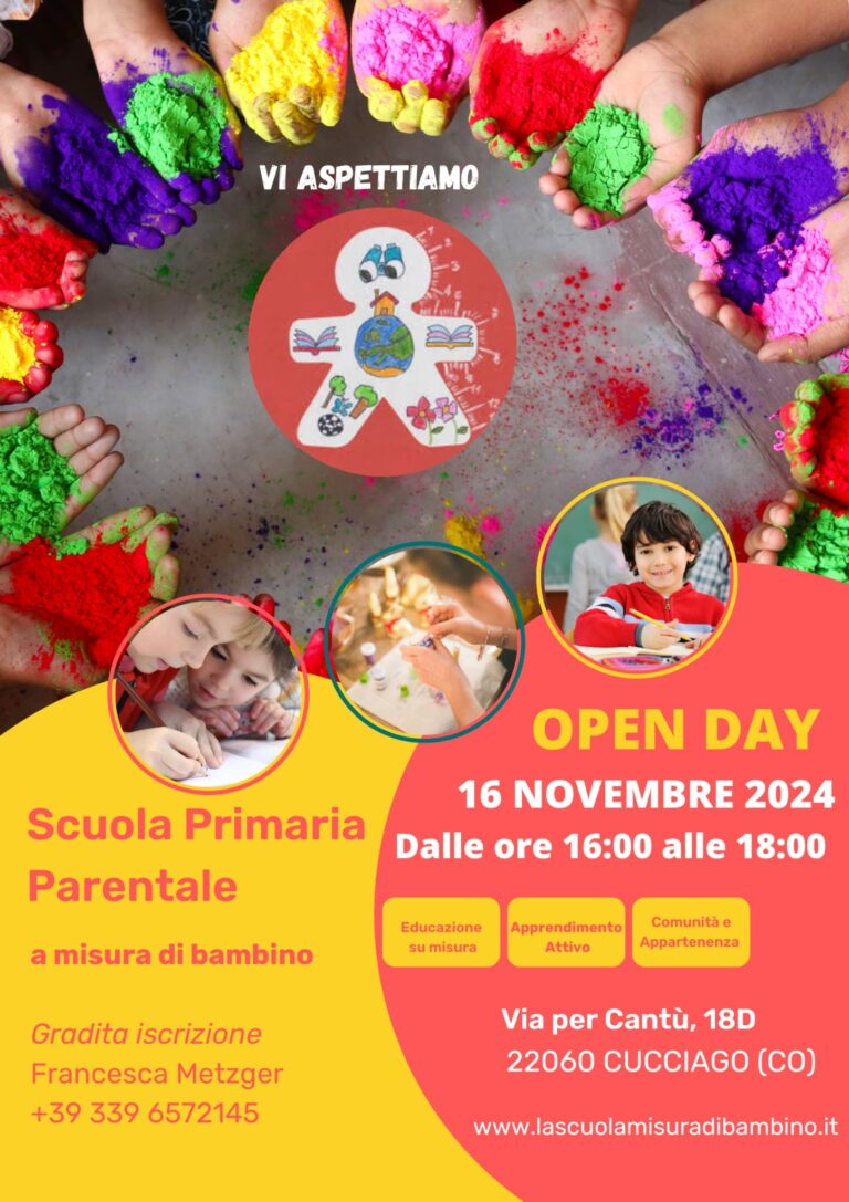 Scopri di più sull'articolo Openday Primaria 16 novembre 2024